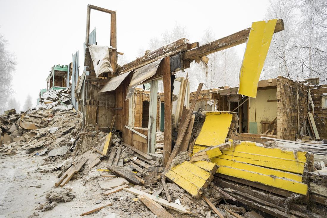 This is a picture of a demolition services.